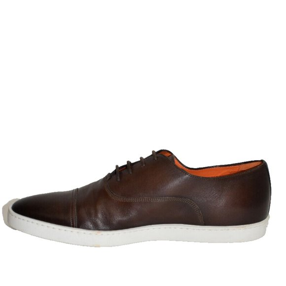 Santoni Durbin Derby Sneaker Brown Size 10 D DD381 main image 2